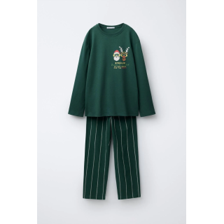 Пижама в полоску для детей от 6 до 14 лет