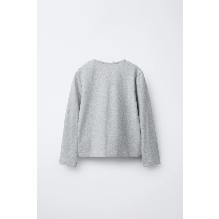 6-14 ЛЕТ/ КОМБИНИРОВАННАЯ ПИЖАМА В ПОЛОСКУ С БАНТОМ