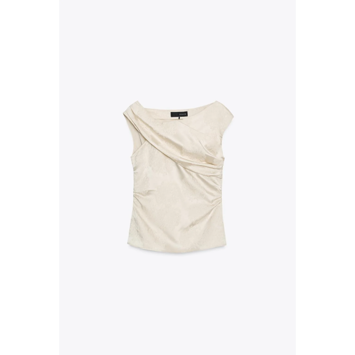 ЖАККАРДОВЫЙ ТОП АСИММЕТРИЧНОГО КРОЯ