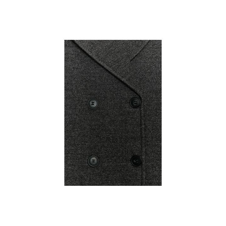 КОРОТКОЕ ДВУБОРТНОЕ ПАЛЬТО ИЗ МЯГКОЙ ТКАНИ