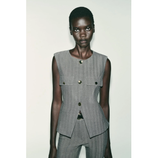 ЖИЛЕТ «ЁЛОЧКА» РАСКЛЕШЁННОГО КРОЯ