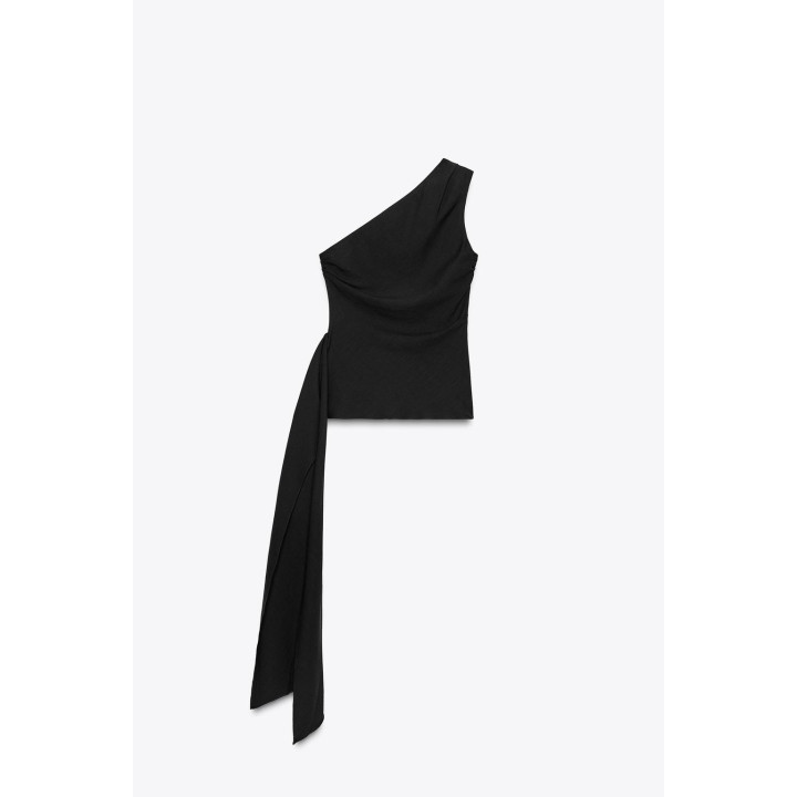 АСИММЕТРИЧНЫЙ ТОП С ЗАВЯЗКОЙ — ZW COLLECTION