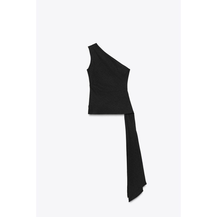 АСИММЕТРИЧНЫЙ ТОП С ЗАВЯЗКОЙ — ZW COLLECTION