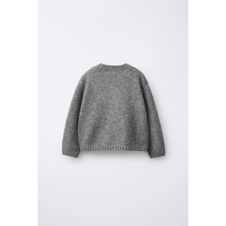 ТРИКОТАЖНЫЙ ДЖЕМПЕР С ВЫШИВКОЙ