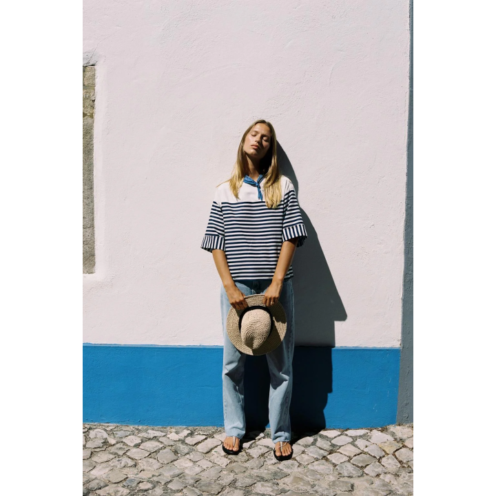 ПОЛОСАТАЯ РУБАШКА ИЗ ЛЬНА