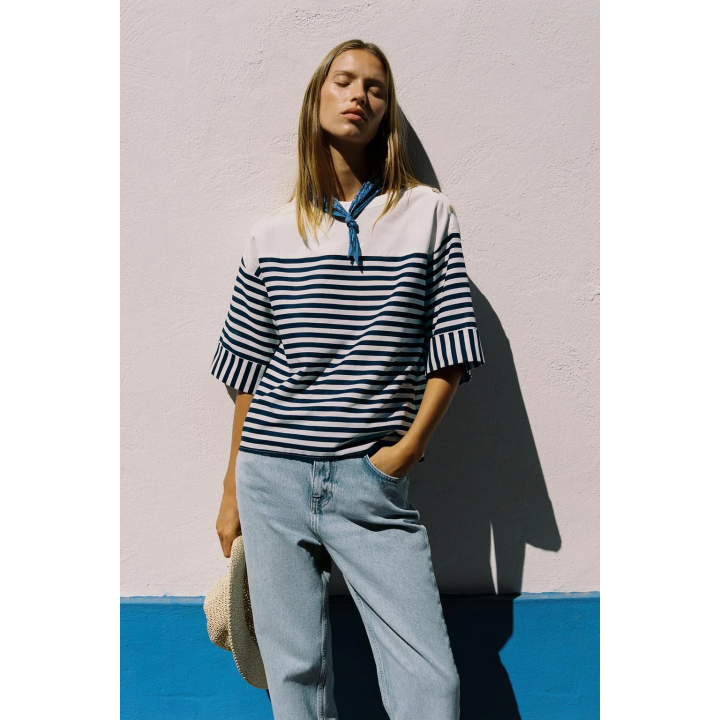 ПОЛОСАТАЯ РУБАШКА ИЗ ЛЬНА