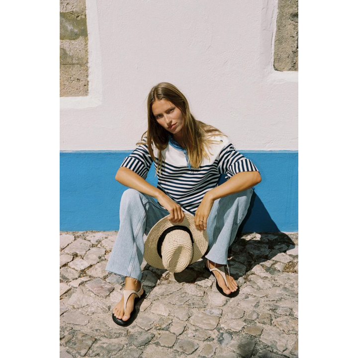 ПОЛОСАТАЯ РУБАШКА ИЗ ЛЬНА