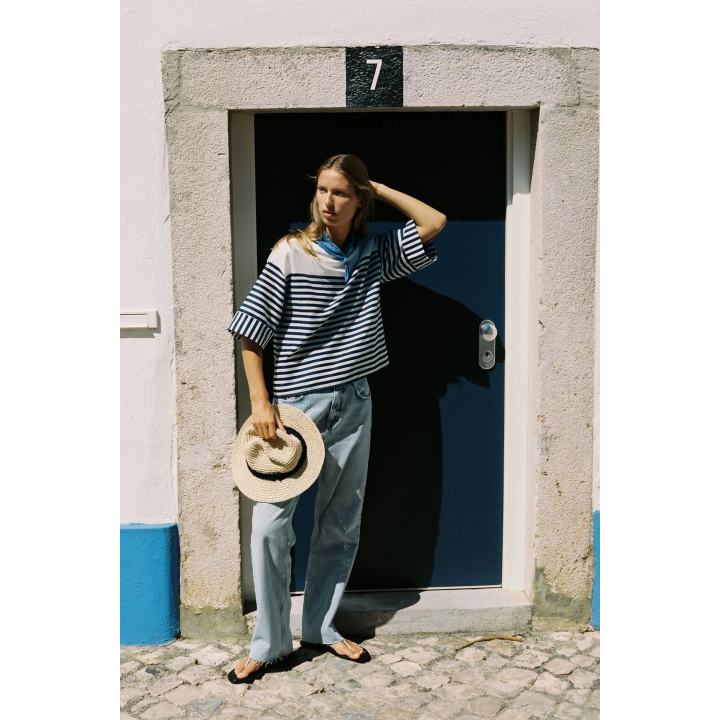 ПОЛОСАТАЯ РУБАШКА ИЗ ЛЬНА