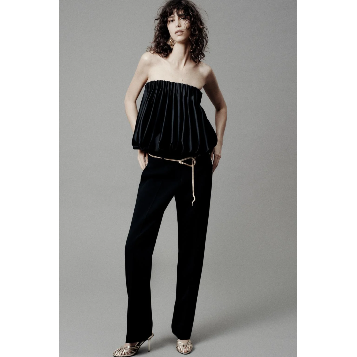 ТОП БЕЗ БРЕТЕЛЕЙ СО СБОРКАМИ — ZW COLLECTION