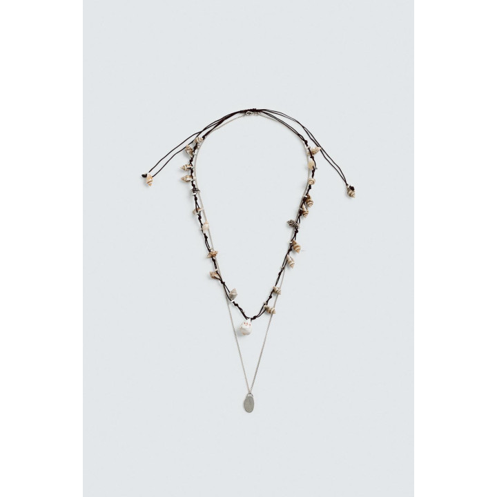 Набор из 2 комбинированных ожерелий