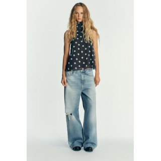 ТОП В ГОРОШЕК С ГОРЛОВИНОЙ ХАЛТЕР