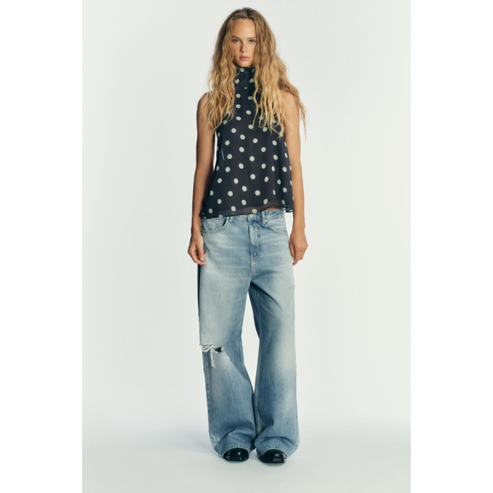 ТОП В ГОРОШЕК С ГОРЛОВИНОЙ ХАЛТЕР