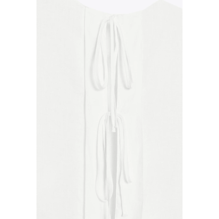 ЛЬНЯНОЙ ТОП С ЗАВЯЗКАМИ — ZW COLLECTION