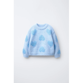 ВЯЗАНЫЙ ДЖЕМПЕР С СЕРДЦАМИ