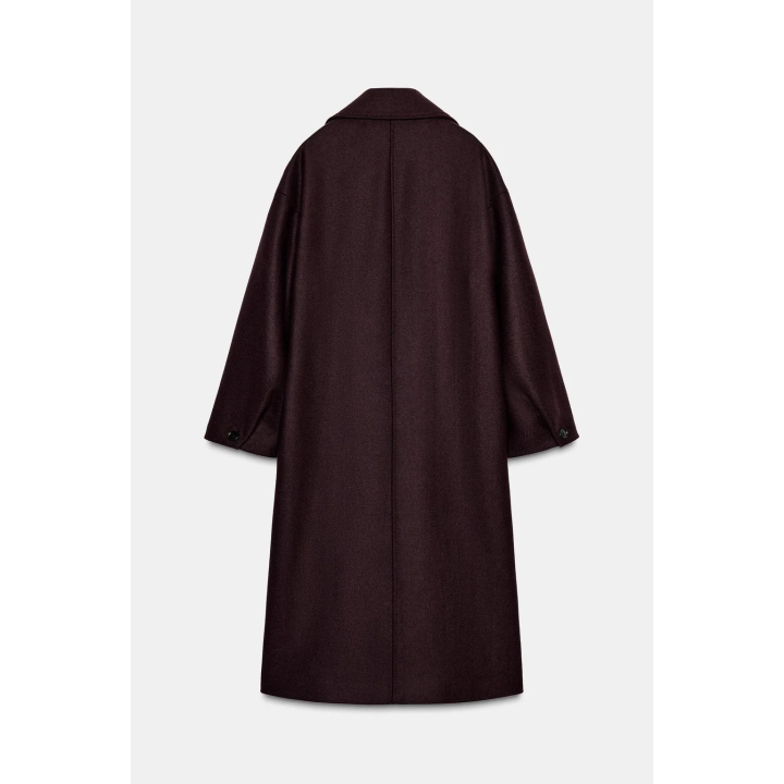 ПАЛЬТО ОВЕРСАЙЗ ИЗ СМЕСОВОЙ ШЕРСТИ