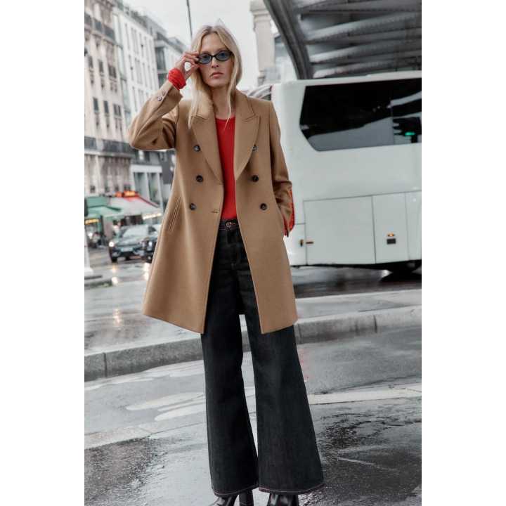 ПАЛЬТО ДВУБОРТНОЕ С ПОГОНАМИ