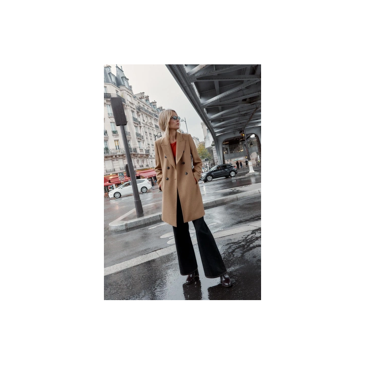 ПАЛЬТО ДВУБОРТНОЕ С ПОГОНАМИ