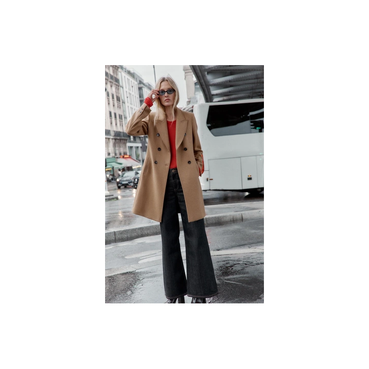 ПАЛЬТО ДВУБОРТНОЕ С ПОГОНАМИ