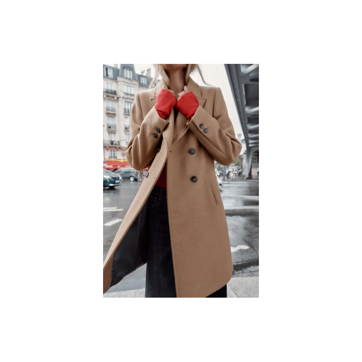 ПАЛЬТО ДВУБОРТНОЕ С ПОГОНАМИ