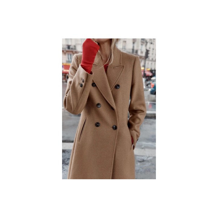 ПАЛЬТО ДВУБОРТНОЕ С ПОГОНАМИ