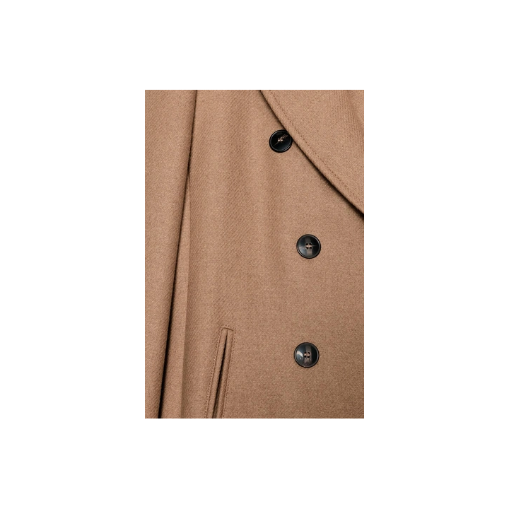 ПАЛЬТО ДВУБОРТНОЕ С ПОГОНАМИ