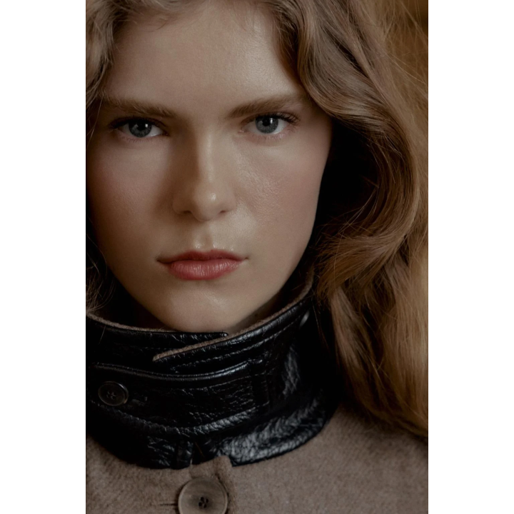 ПАЛЬТО-НАКИДКА ИЗ ШЕРСТИ С КОНТРАСТНЫМ ВОРОТНИКОМ