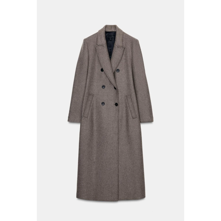 ДЛИННОЕ ДВУБОРТНОЕ ПАЛЬТО