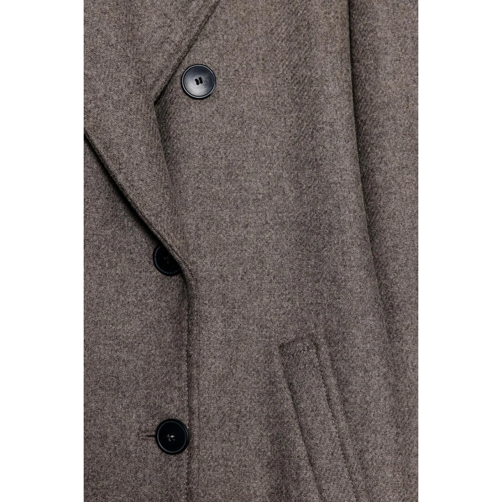 ДЛИННОЕ ДВУБОРТНОЕ ПАЛЬТО