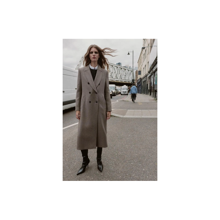 ДЛИННОЕ ДВУБОРТНОЕ ПАЛЬТО