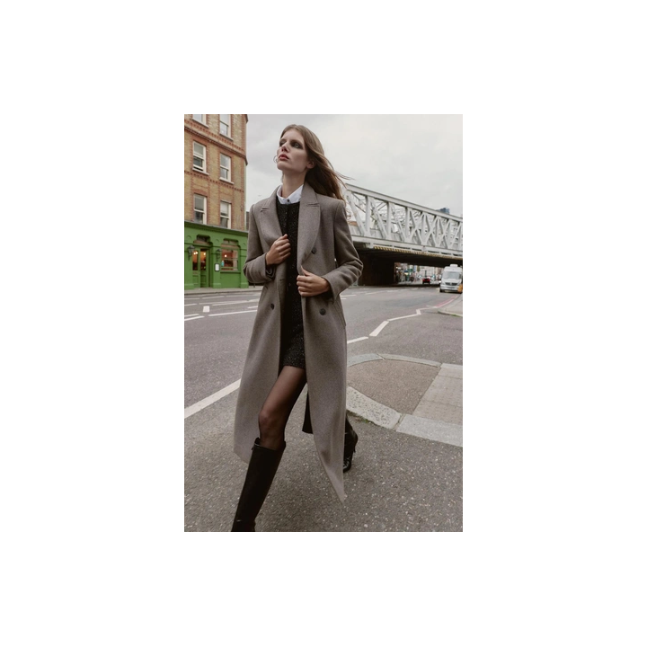 ДЛИННОЕ ДВУБОРТНОЕ ПАЛЬТО