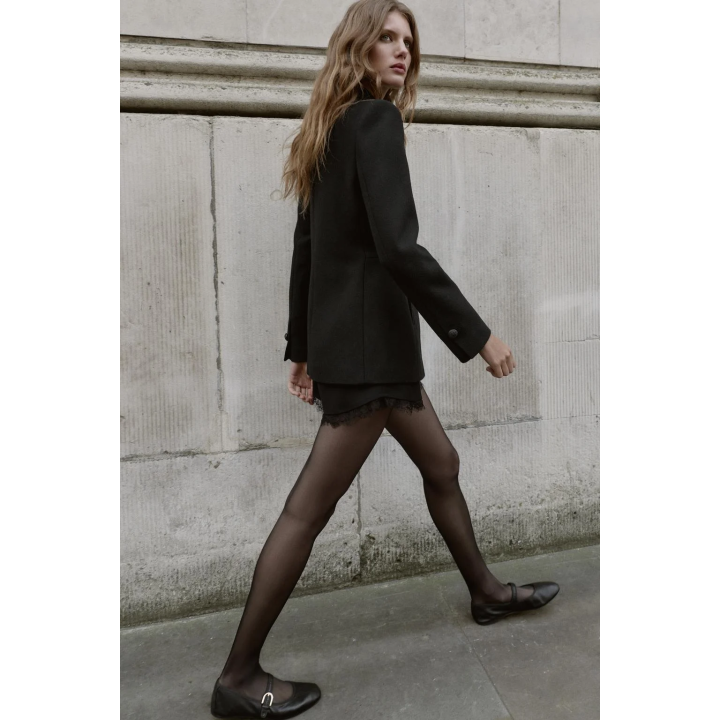 ДВУБОРТНОЕ ПАЛЬТО ИЗ ШЕРСТИ