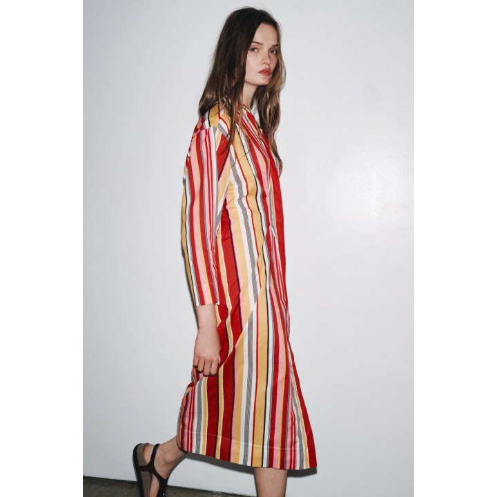 ПЛАТЬЕ-РУБАШКА В ПОЛОСКУ — ZW COLLECTION