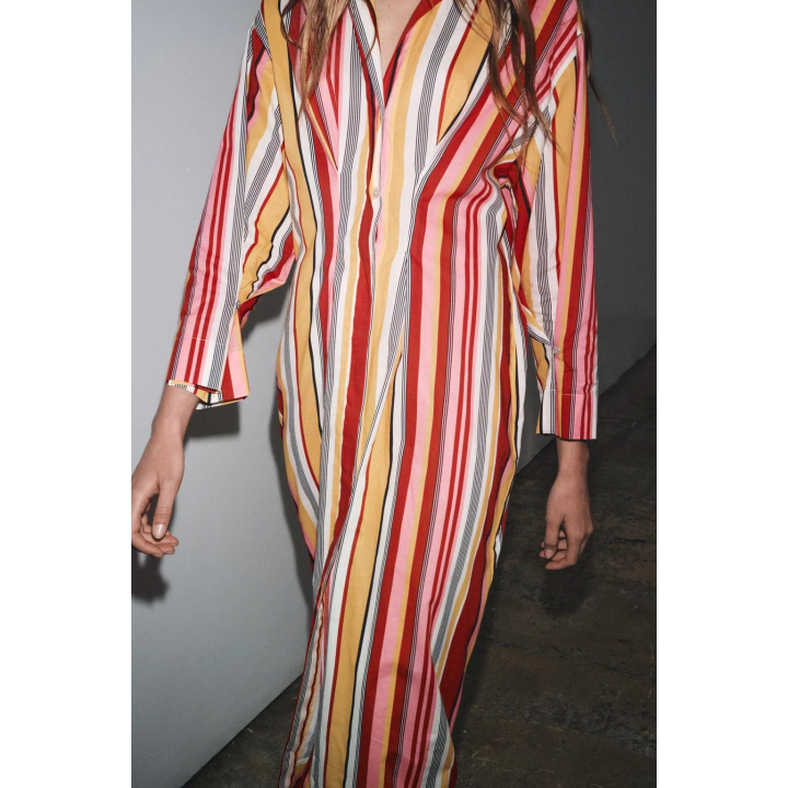 ПЛАТЬЕ-РУБАШКА В ПОЛОСКУ — ZW COLLECTION