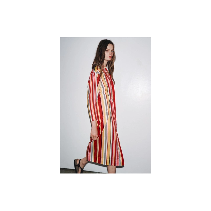 ПЛАТЬЕ-РУБАШКА В ПОЛОСКУ — ZW COLLECTION