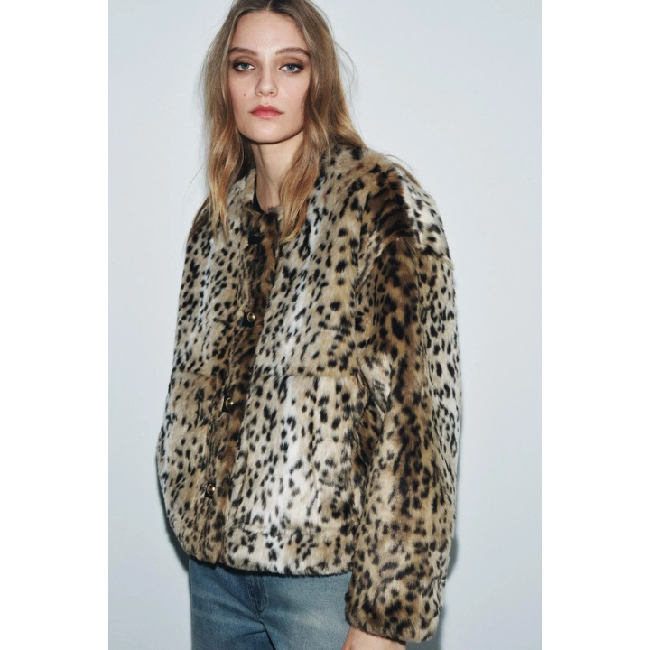 КУРТКА С АНИМАЛИСТИЧЕСКИМ ПРИНТОМ — ZW COLLECTION
