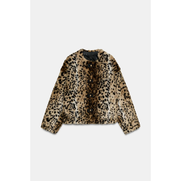 КУРТКА С АНИМАЛИСТИЧЕСКИМ ПРИНТОМ — ZW COLLECTION