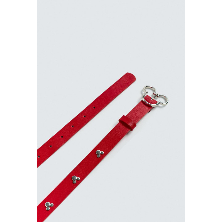 КОЖАНЫЙ РЕМЕНЬ С ЗАКЛЕПКАМИ MICKEY HARRY LAMBERT FOR ZARA X DISNEY