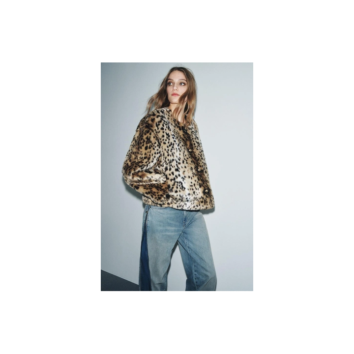 КУРТКА С АНИМАЛИСТИЧЕСКИМ ПРИНТОМ — ZW COLLECTION