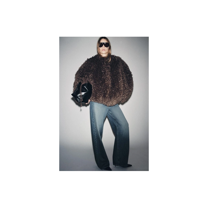 ПАЛЬТО ИЗ ИСКУССТВЕННОГО МЕХА — ZW COLLECTION