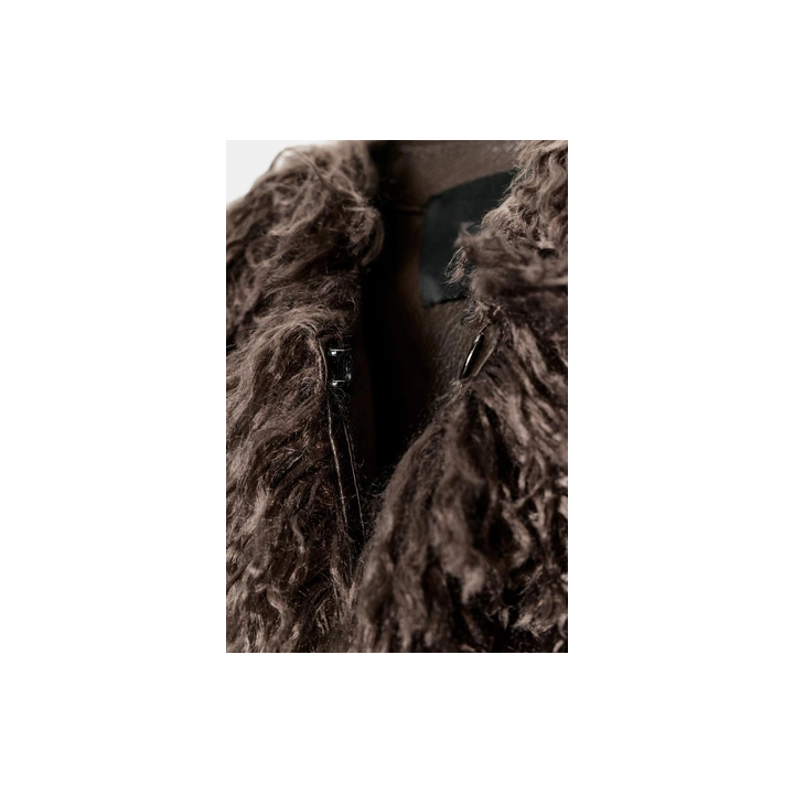 ПАЛЬТО ИЗ ИСКУССТВЕННОГО МЕХА — ZW COLLECTION