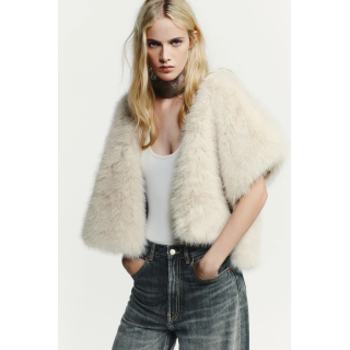 ЖИЛЕТ ИЗ ИСКУССТВЕННОГО МЕХА