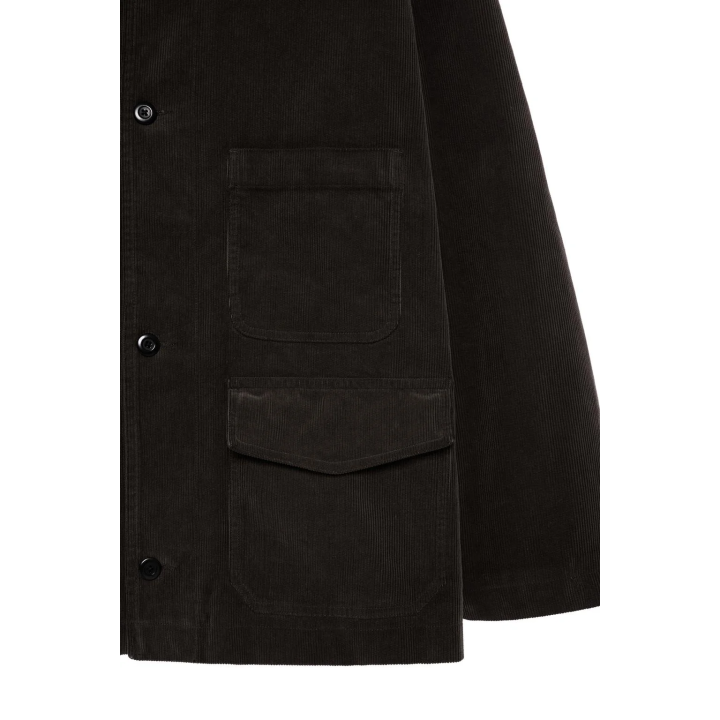 ВЕЛЬВЕТОВАЯ КУРТКА С КАРМАНАМИ