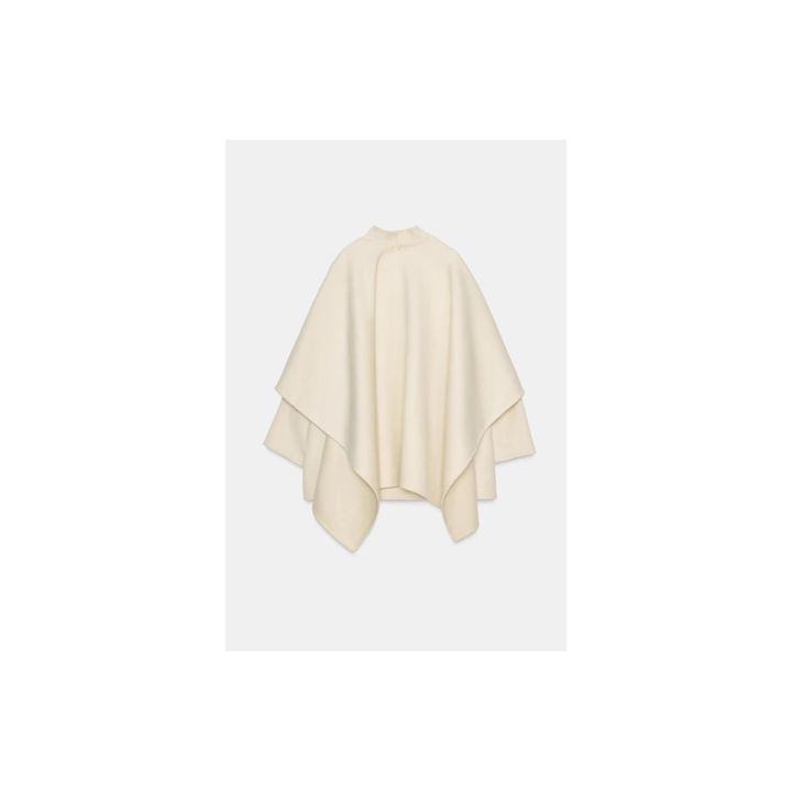 ПАЛЬТО-КЕЙП ИЗ СМЕСОВОЙ ШЕРСТИ — ZW COLLECTION