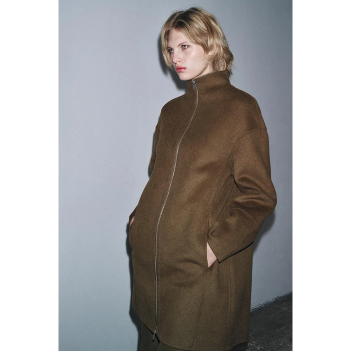 ПАЛЬТО-КЕЙП ИЗ ШЕРСТИ — ZW COLLECTION