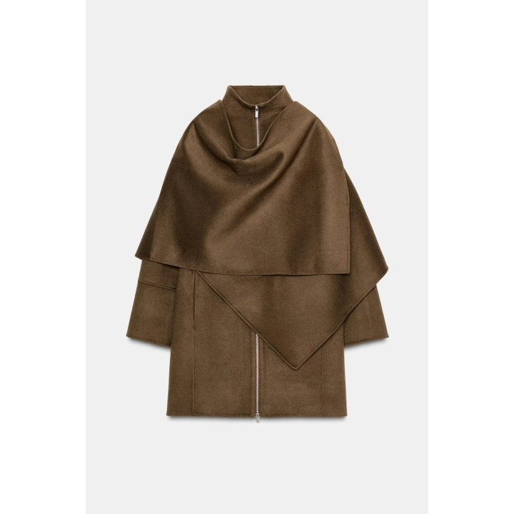 ПАЛЬТО-КЕЙП ИЗ ШЕРСТИ — ZW COLLECTION