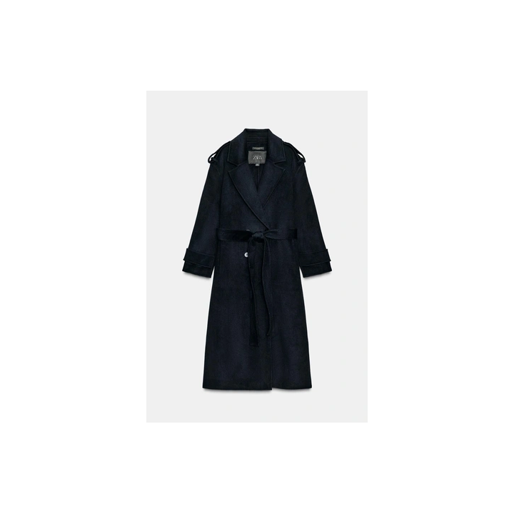 ДЛИННОЕ ПАЛЬТО ИЗ СМЕСОВОЙ ШЕРСТИ — ZW COLLECTION LIMITED EDITION