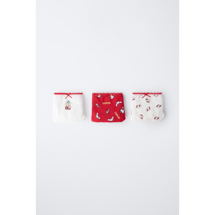 1-6 ЛЕТ/НАБОР ИЗ ТРЕХ ТРУСОВ HELLO KITTY © SANRIO