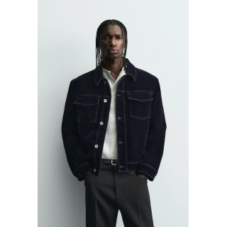 КУРТКА С ФЛОКИРОВАННЫМ ВЕЛЬВЕТОМ