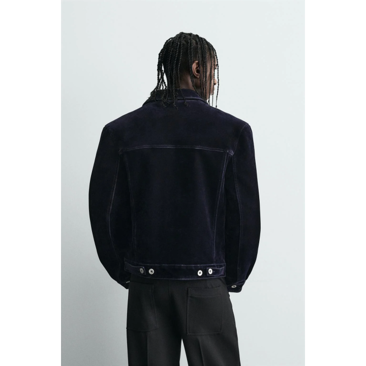 КУРТКА С ФЛОКИРОВАННЫМ ВЕЛЬВЕТОМ