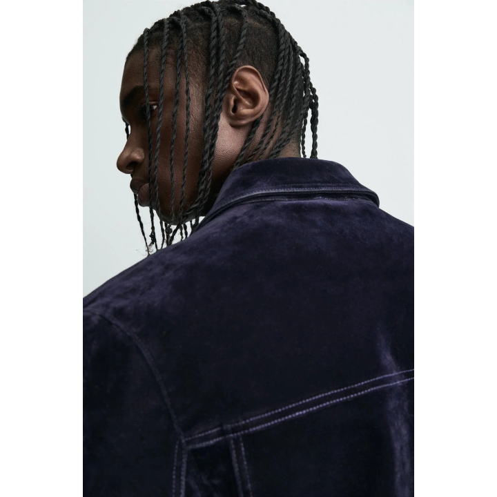 КУРТКА С ФЛОКИРОВАННЫМ ВЕЛЬВЕТОМ